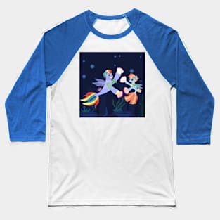 Rainbow parents seaponies Baseball T-Shirt